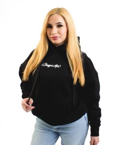 Hecho Con Amor Hoodie Black