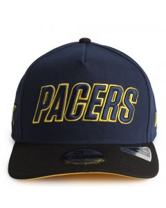 NBA Indiana Pacers 9FIFTY A-Frame Pre-Curved Snapback  Ocean Blue