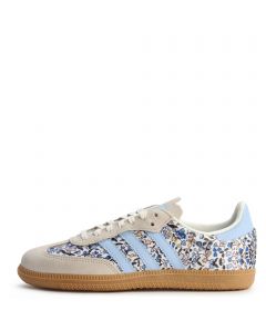 Grade-School Samba OG x Liberty London Blue / Off White / Gum