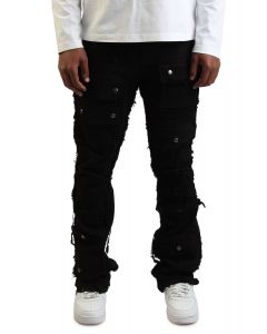 Quavious Cargo Jean Jet Black