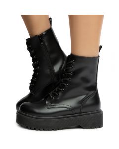 Kenzo-06 Military Combat Boots Black