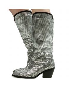Western Boot  Ingrid-Silver