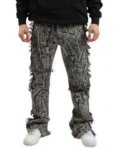 ★MAINBOOTH★Woodstock Stripe Pants(BLUE)正規品/直送料込 FULLCOUNT_1128-4-Indigo-Wabash