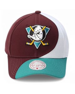  NHL Anaheim Ducks Pro Crown Fit Pre-Curved Snapback  Purple