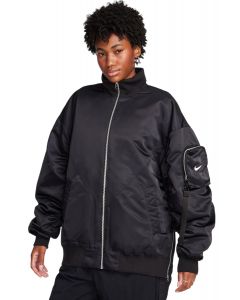 Therma-FIT Oversized Bomber Jacket Black/White