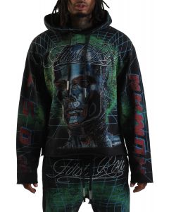 Post Human Matrix Hoodie  Black