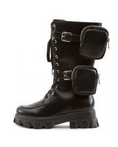 Mission-01 Combat Boots Black