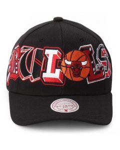 NBA Chicago Bulls Hyper Type Pro Crown Snapback Black