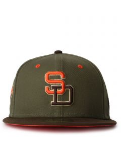 San Diego Padres 59Fifty Fitted Hat  Olive