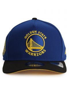 NBA Golden State Warriors 9FIFTY A-Frame Pre-Curved Snapback  Blue