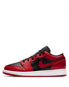 Grade-School Air Jordan 1 Low Gym Red/Black-White