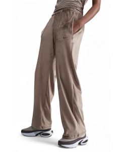Sportswear Chill Knit Mid-Rise Velour Sweatpant Mink Brown