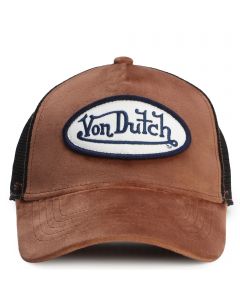 Velvet Trucker Hat  Mahogany
