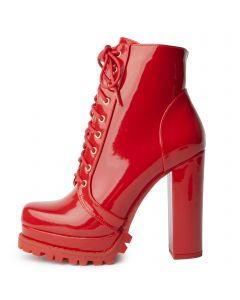 Monclair-A1 Red Bootie Red