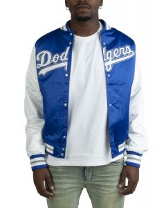 New Rare Womens Starter Los Angeles Dodgers Jacket Blue White Size