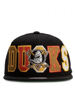 NHL Anaheim Ducks Varsity Bust Original Fit Snapback   Black