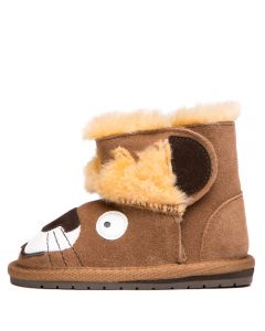 Emu Australia Infant Leo Lion Walker Boots Chestnut