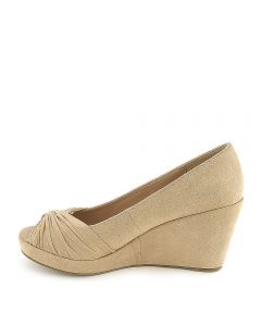 Bell-S Wedge Dress Shoe Oatmeal