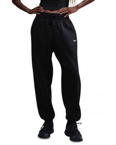 High-Waisted Oversized Sweatpants Black