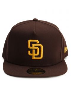 MLB San Diego Padres 59FIFTY Fitted Hat Brown
