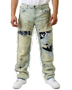 TRUE RELIGION Chief Keef BW x TR Joey Stacked Jeans 108784