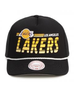 NBA Los Angeles Lakers Graded Trucker Adjustable Snapback Black