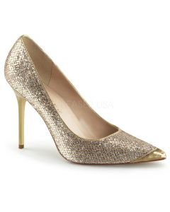 Gold Glittery Lame Fabric