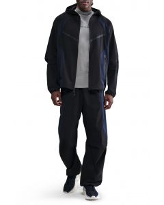 Tech Dri-FIT Woven Color-Block Windrunner Loose Jacket Black/Obsidian/Black