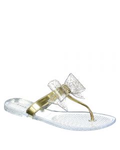 Claire-28 Thong Sandal Clear