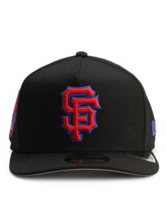 MLB San Francisco Giants 950AF Pre-Curved Snapback  Black/Royal/Red