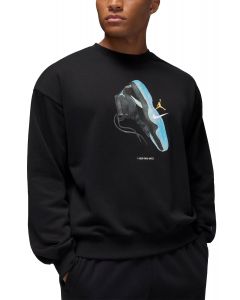 Brooklyn Fleece Crewneck Sweatshirt Black/Gamma Blue