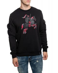 Plaid Knight Crew Black