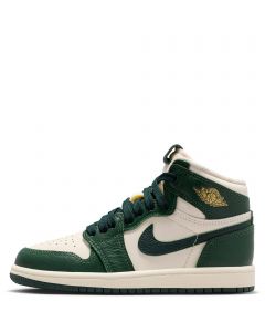 Pre-School Jordan 1 Retro High OG 'Pro Green' Pale Ivory/Pro Green-Fir-Coconut Milk