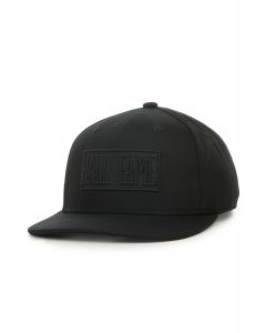 The Tonal Logo Snapback in Black Black