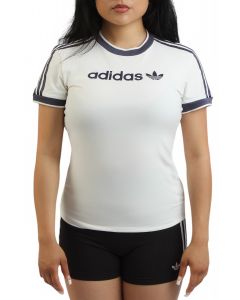 Linear Logo 3-Stripes T-Shirt  Cloud White