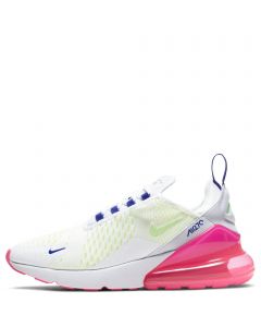 Air Max 270 White/Volt-Pink Blast-Indigo Burst