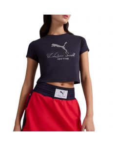 PUMA x LAQUAN SMITH Baby Tee New Navy