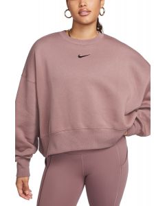 Sportswear Phoenix Fleece Over-Oversized Crew-Neck Sweatshirt Smokey Mauve/Black