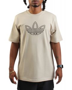 Adidas★OUTLINED TREFOIL 半袖Ｔシャツ adidas Adicolor Outline Trefoil Tee - Blue | Free Shipping