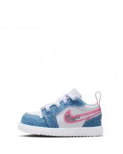 Toddler Jordan 1 Low Alt SE Cobalt Bliss/Pink Glow-White