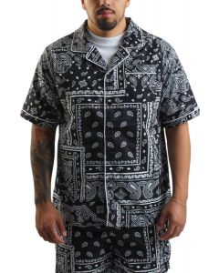  Paisley V2 Camp Shirt Black Paisley