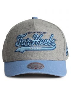NCAA North Carolina Tar Heels Vintage Tailsweep Pro Pinch Snapback Hat Grey