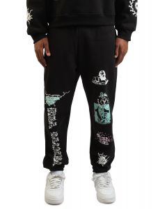 Graphic Jogger  Black