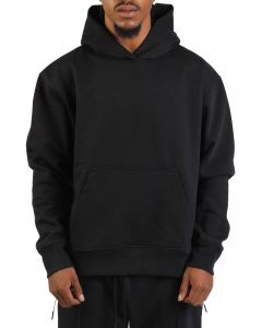Oversize Crop Hoodie  Black
