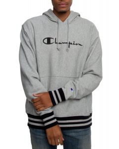 CHAMPION Reverse Weave All-Over Print Pullover Hoodie S2974-GRY