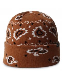 Paisley Beanie Brown