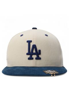 MLB Los Angeles Dodgers Corduroy 2-Tone  fitted hat Chrm/Roy