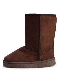 R001-Fur Boot  Coffee