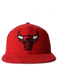 Sweet Suede Snapback Chicago Bulls Red