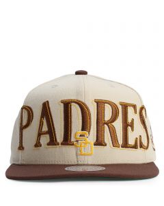 MLB San Diego Padres Across The Board Snapback Cream